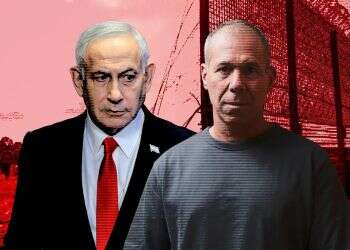 Avi Gil and Prime Minister Benjamin Netanyahu against the backdrop of the border fence breached on October 7 | Photos: Micha Brickman, AFP, Reuters The man who woke Netanyahu at 6:29 a.m. breaks 3 years of silence: 'A pattern of criminal behavior'