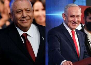 Partial count gives Netanyahu's bloc 57 seats to Eisenkot's 47