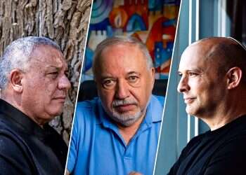 Gadi Eisenkot, Naftali Bennett and Avigdor Liberman | Photo: Eric Sultan, Oren Cohen The obstacle that could cost the anti-Netanyahu bloc the election