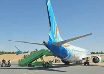 The Flydubai aircraft that was attacked. Flydubai flight terror attack: why 4 pilots were on board