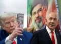 President Donald Trump and Prime Minister Benjamin Netanyahu against the backdrop of Mojtaba Khamenei's mural in Tehran Senior official: Iran strike not dependent on political process in Israel