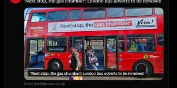 'Next stop, gas chamber': London bus ads backfire