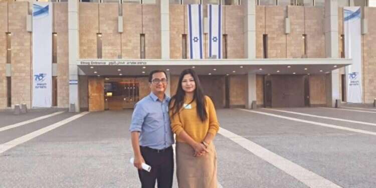 Jessica and Isaac Thangjom, co-founders of Degel Menashe 'One day we're all going to Israel': The Thangjoms' aliyah journey from Manipur